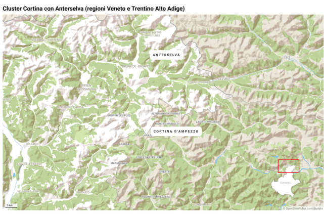 Cluster Cortina con Anterselva